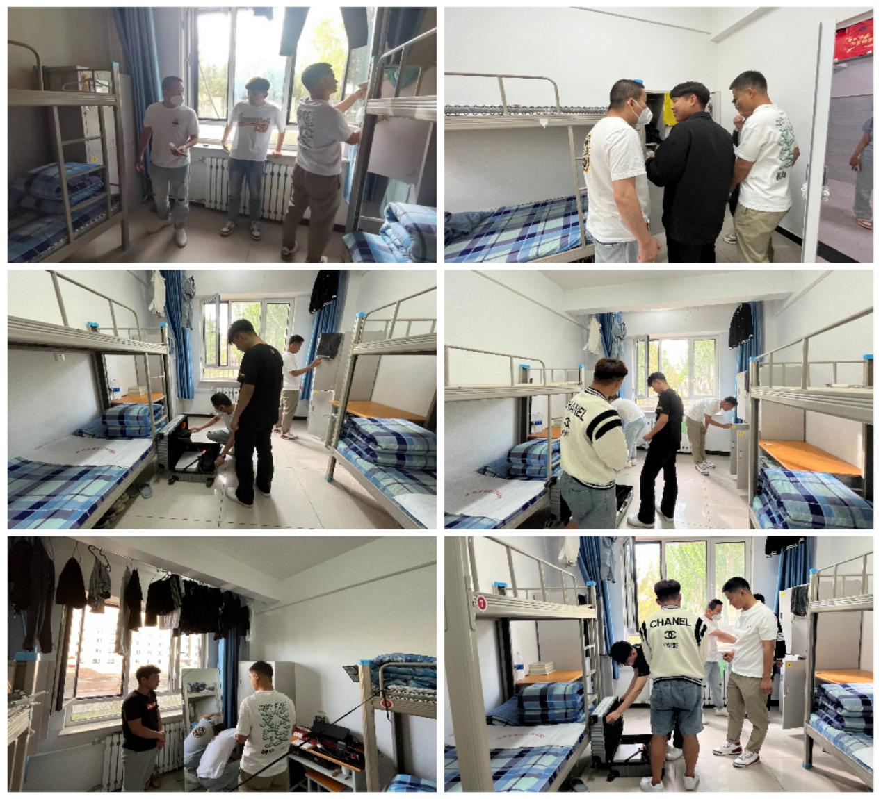 先生们检查违禁物品