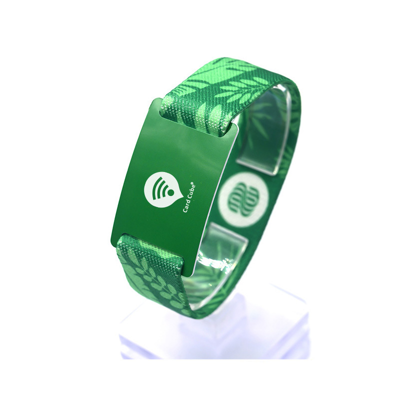 RFID松紧腕带赛事智能腕带NFC松紧手环