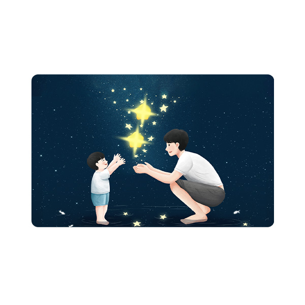 NFC灯卡NFC感应发光PVC灯卡